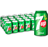 7-Up Soft Drink Cans 30x250 Ml